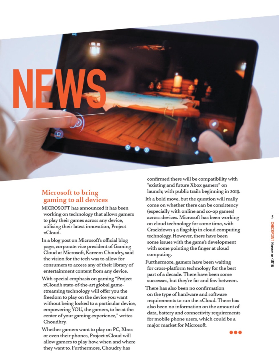 Checkpoint Magazine Preview Pages