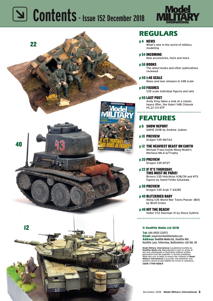 Military Modelling International Magazine Preview Pages