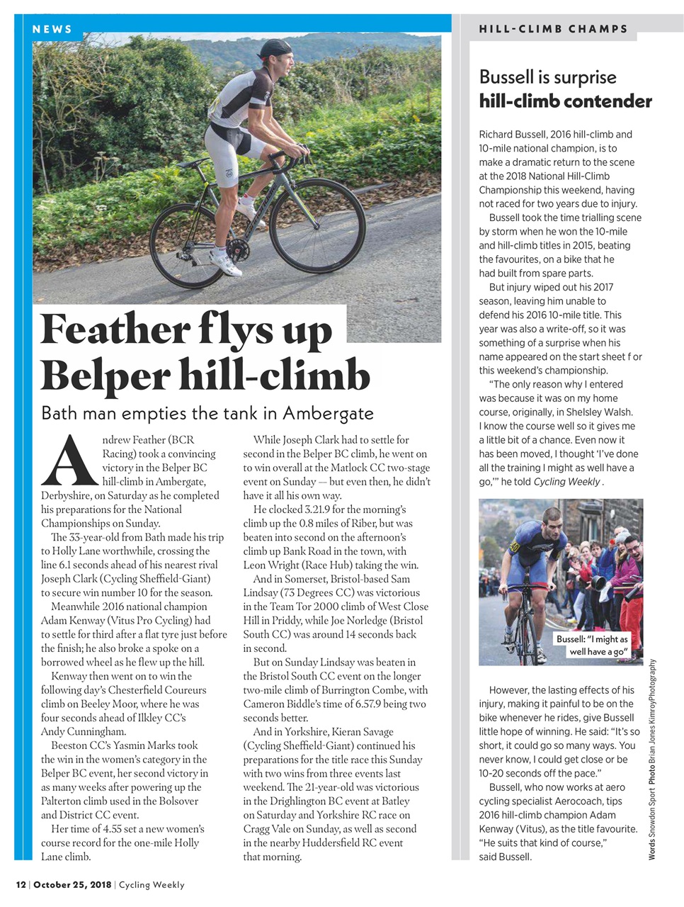 Cycling Weekly Preview Pages