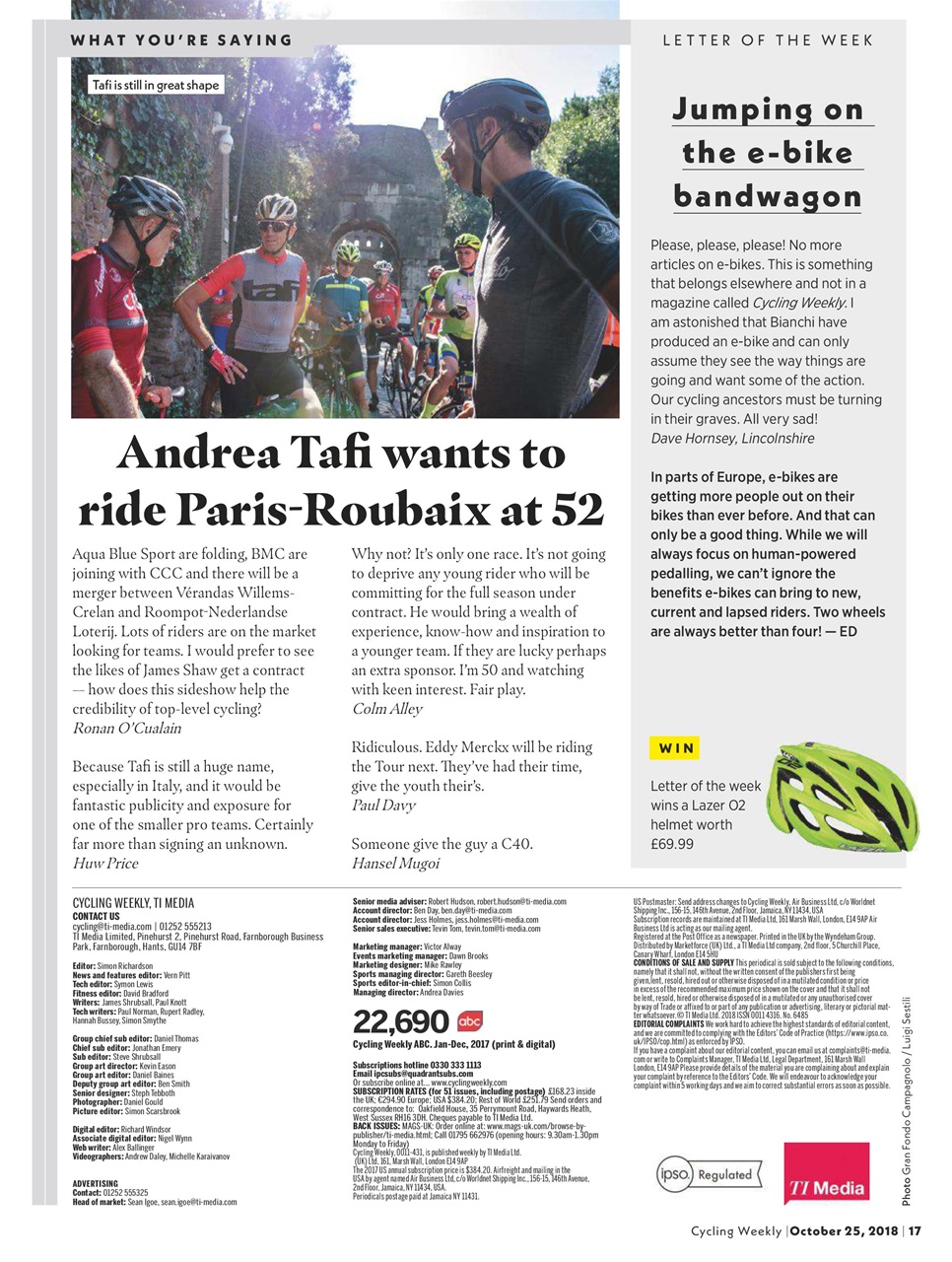 Cycling Weekly Preview Pages