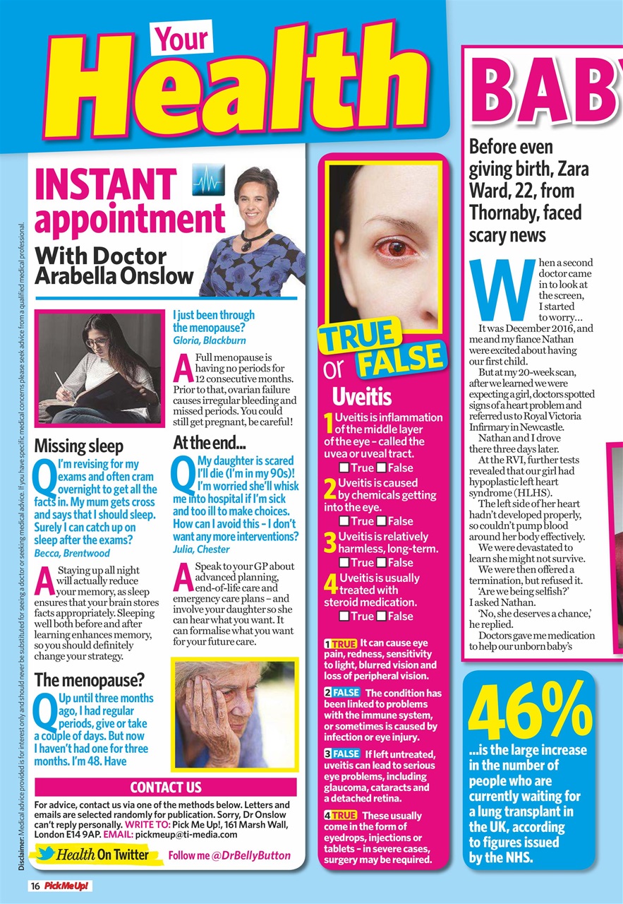 Pick Me Up Preview Pages