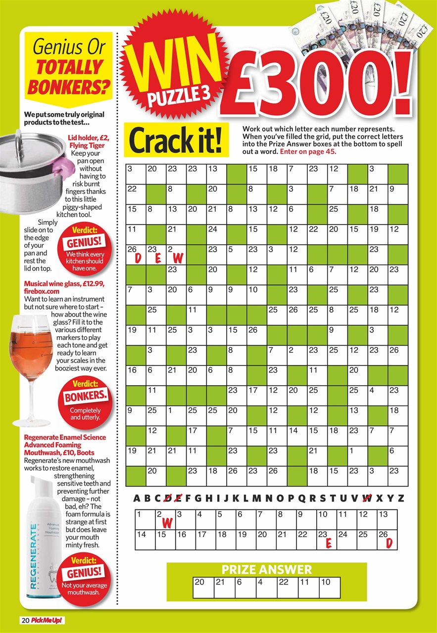 Pick Me Up Preview Pages