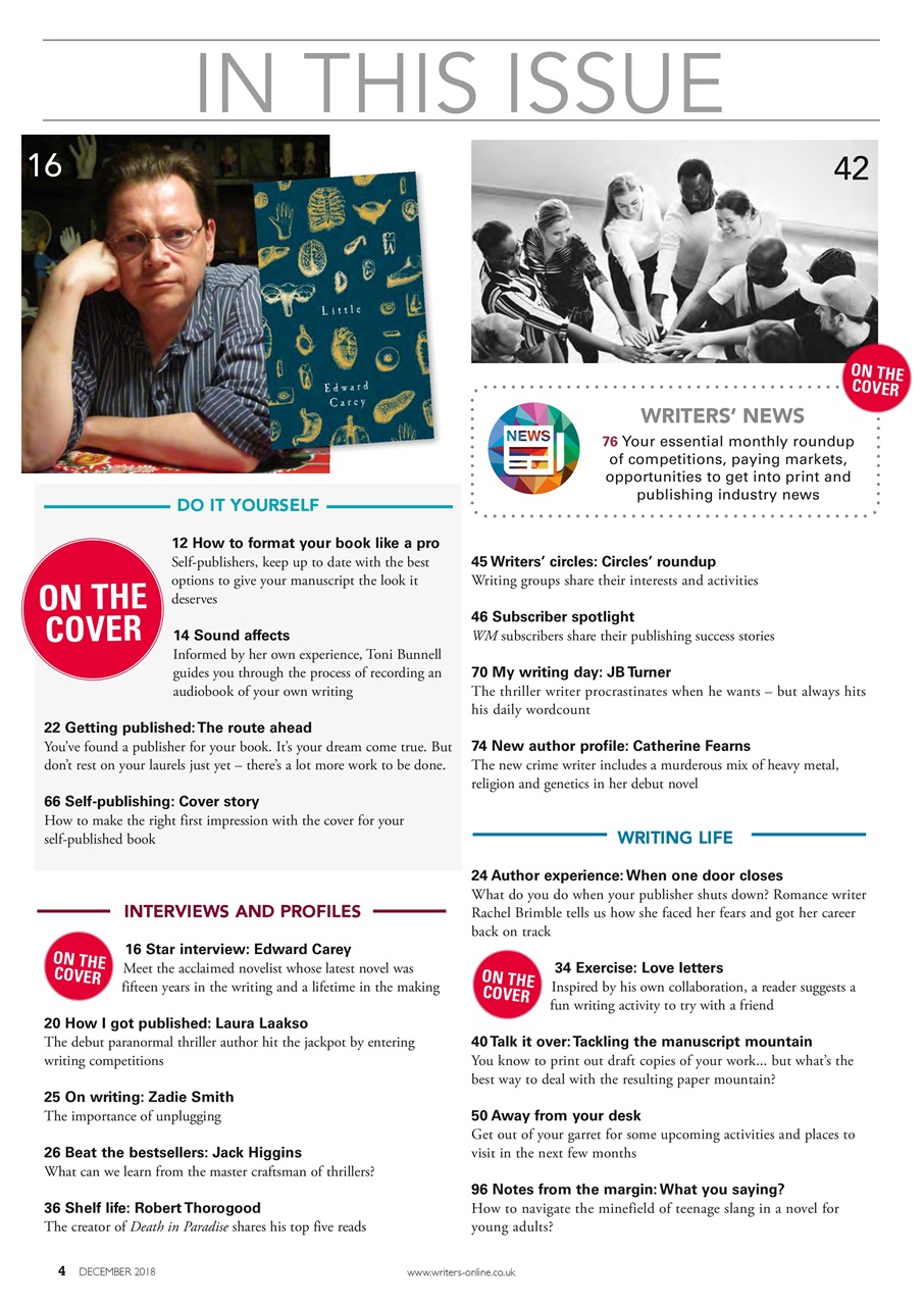 Writing Magazine Preview Pages