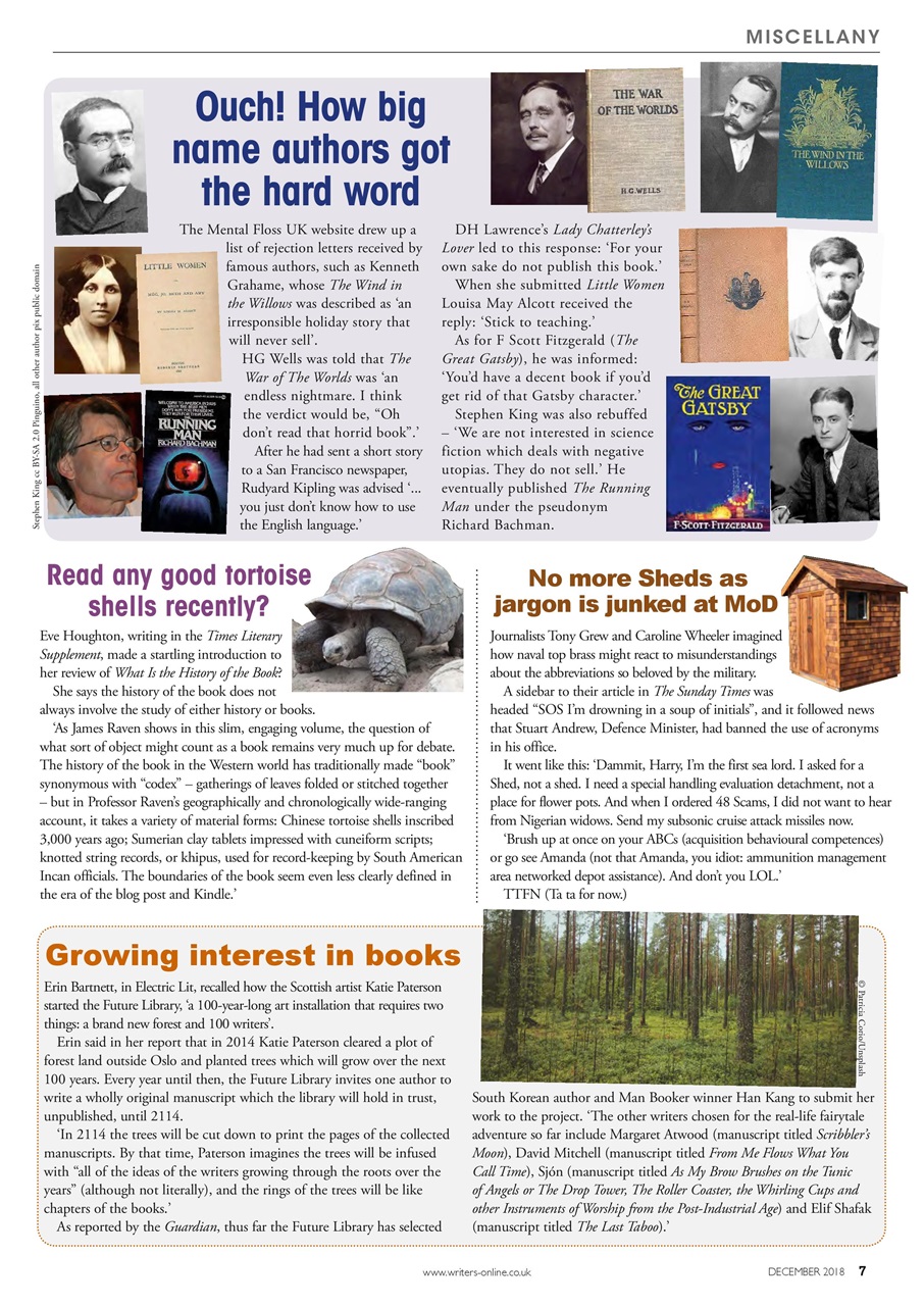 Writing Magazine Preview Pages