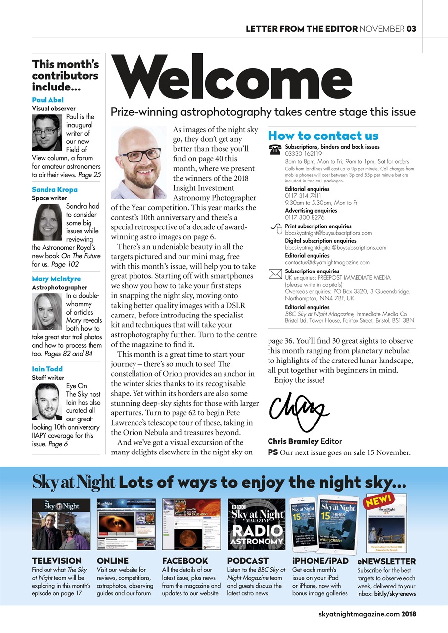 BBC Sky at Night Magazine Preview Pages