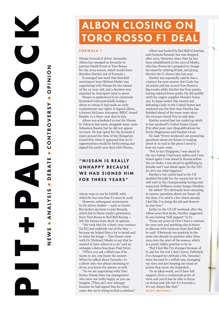 Autosport Preview Pages