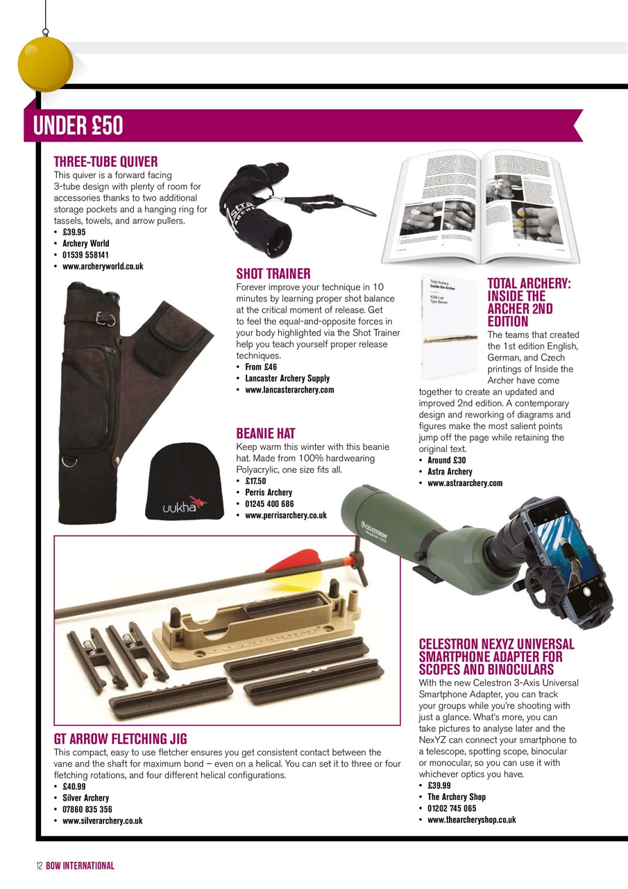 Bow International Preview Pages