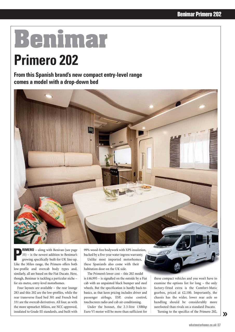 What Motorhome magazine Preview Pages