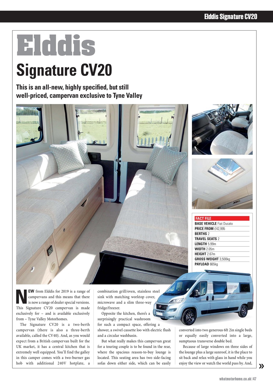 What Motorhome magazine Preview Pages