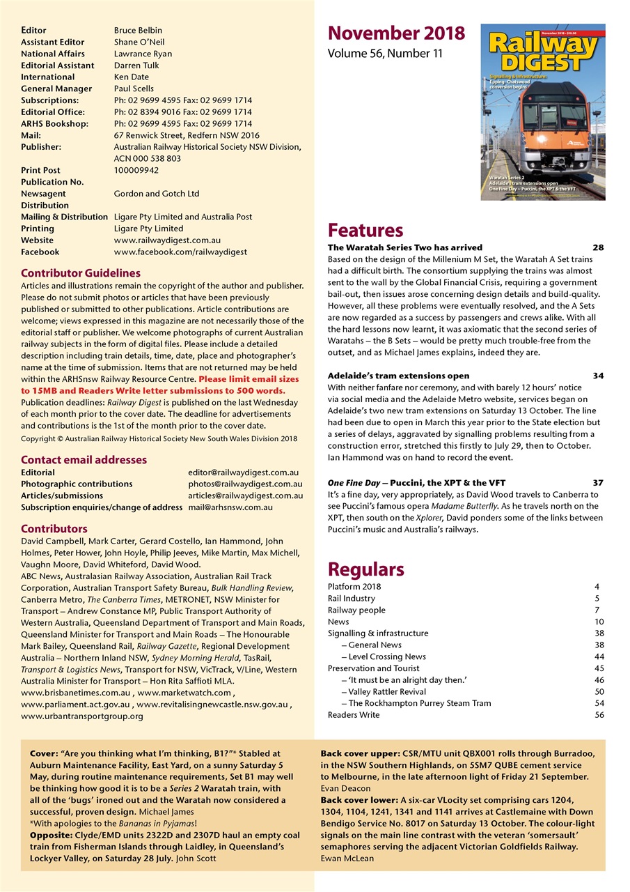 Railway Digest Preview Pages