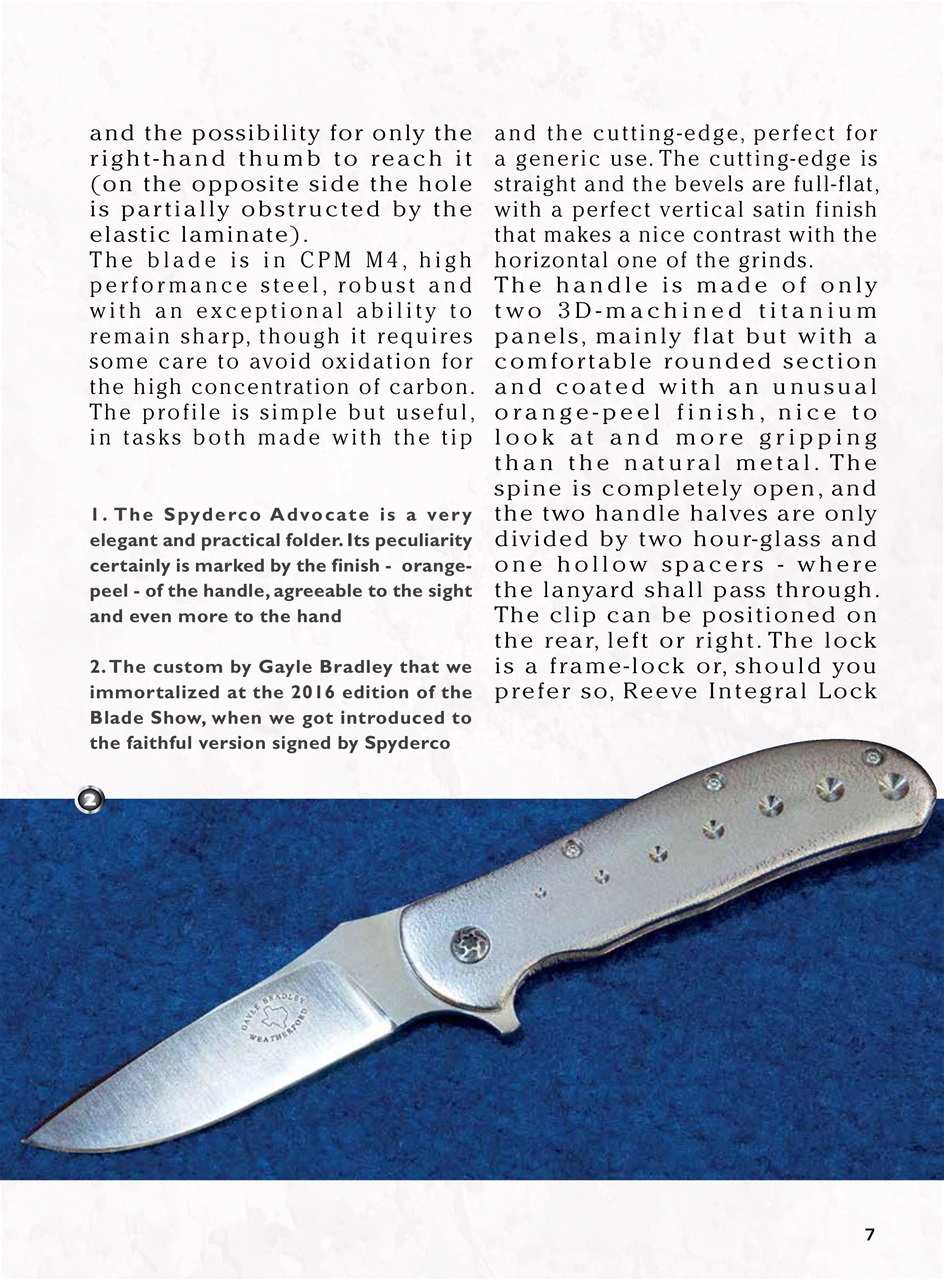 KNIVES INTERNATIONAL Preview Pages