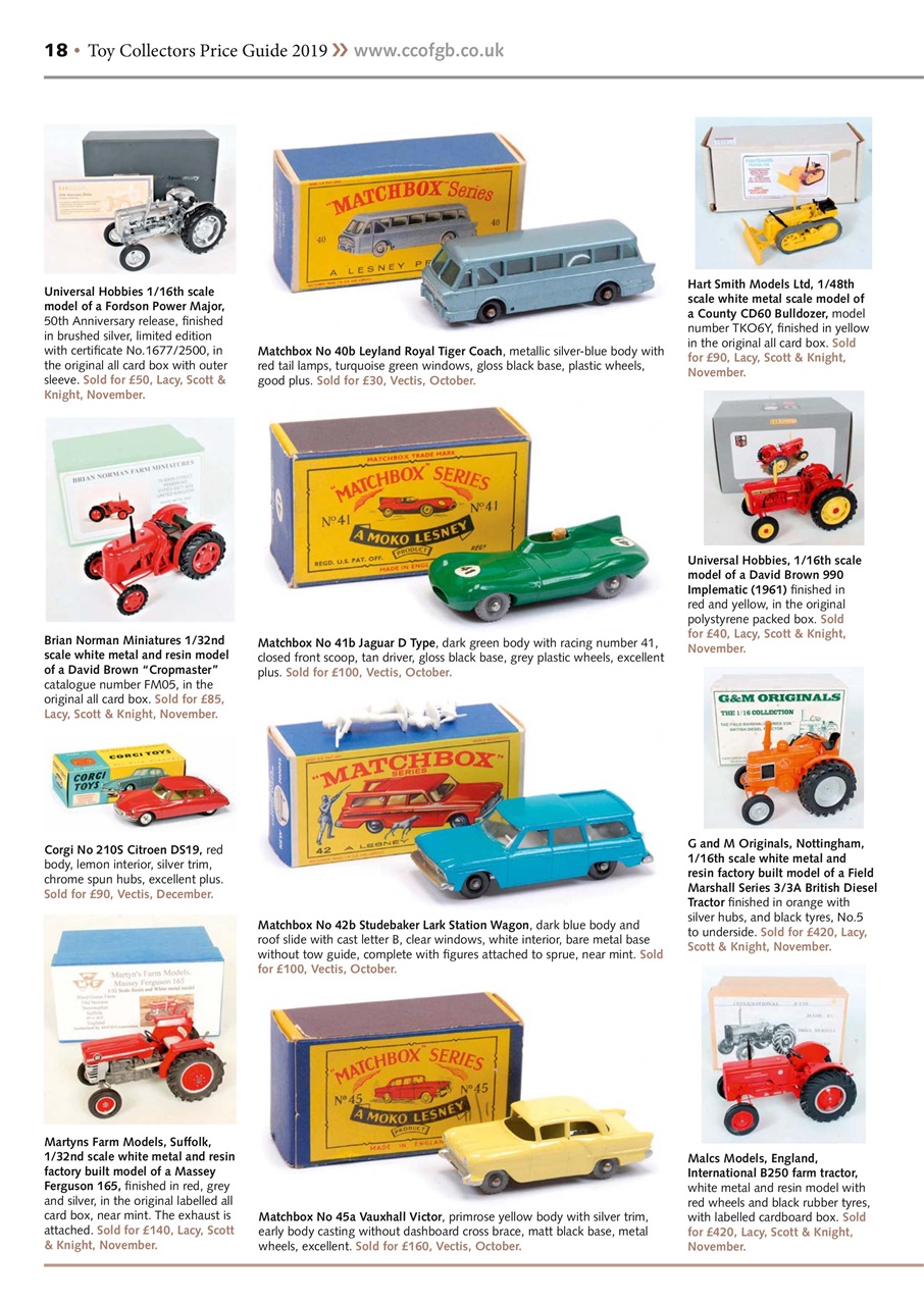 Toy Collectors Price Guide Preview Pages