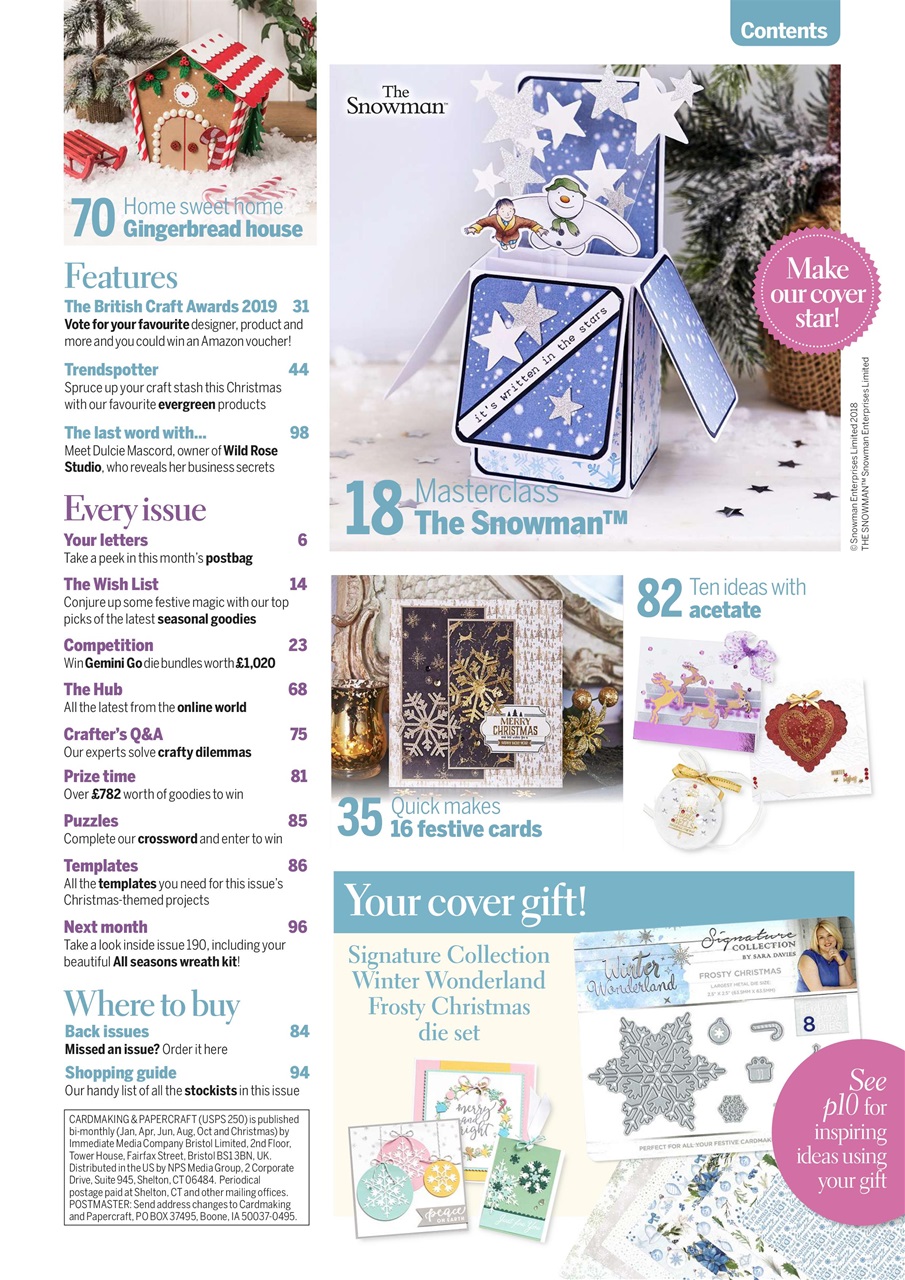 Cardmaking & Papercraft Preview Pages