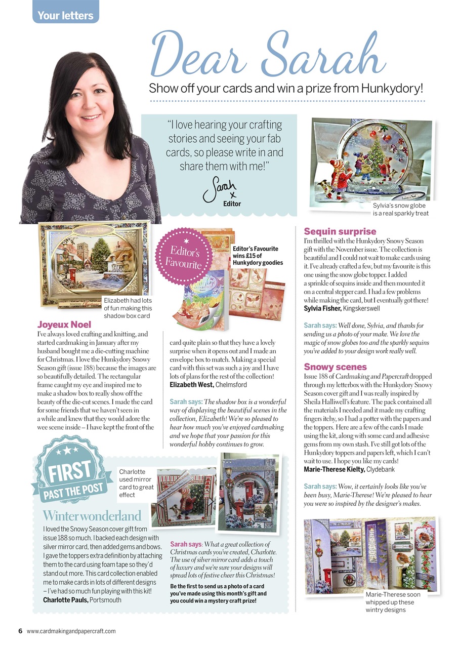 Cardmaking & Papercraft Preview Pages