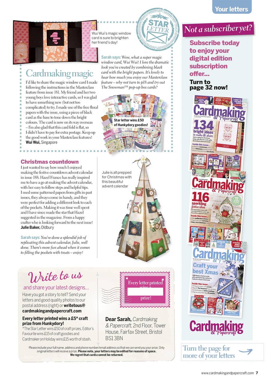 Cardmaking & Papercraft Preview Pages