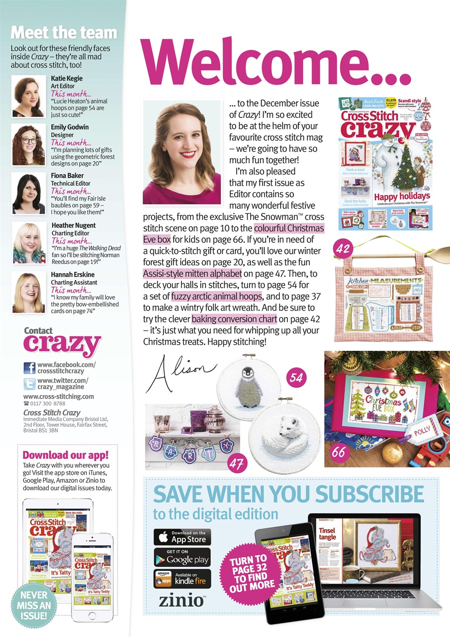 Cross Stitch Crazy Preview Pages