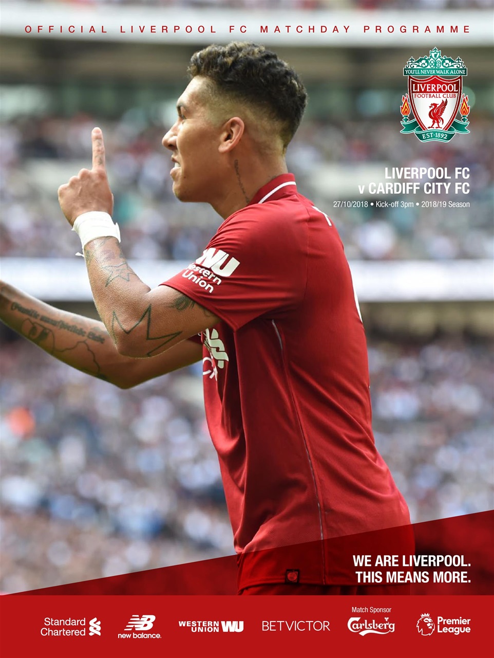 Liverpool FC Programmes Preview Pages