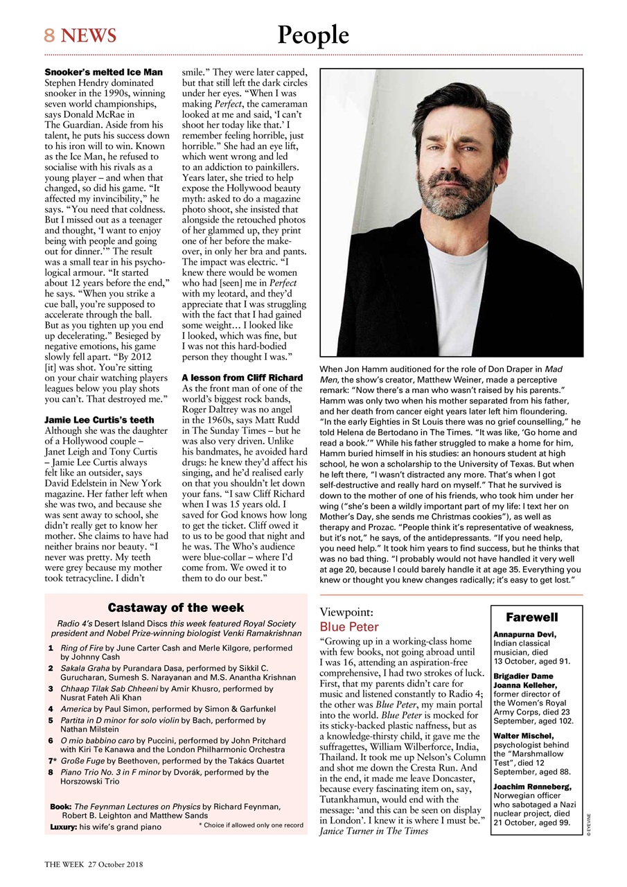 The Week Preview Pages