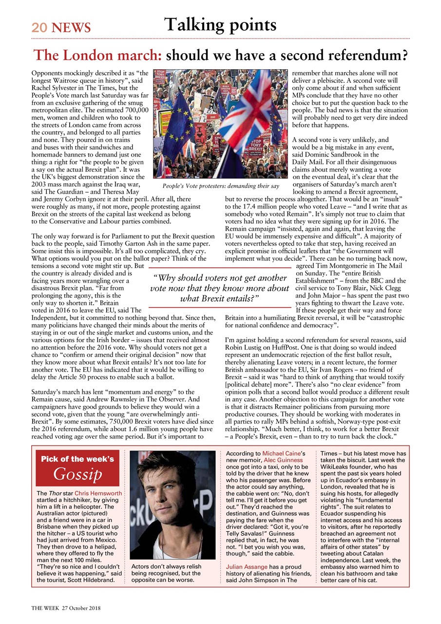 The Week Preview Pages