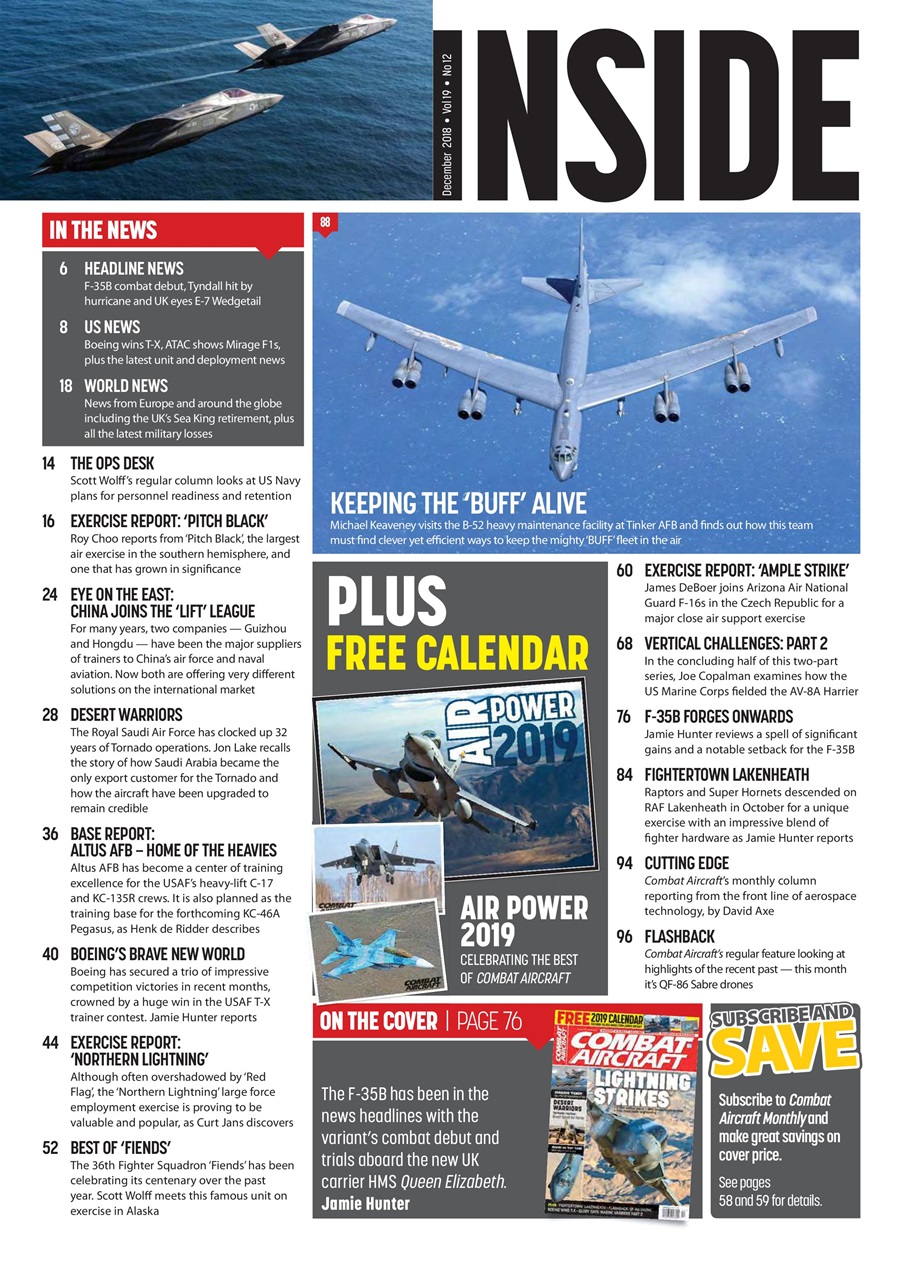 Combat Aircraft Journal Preview Pages
