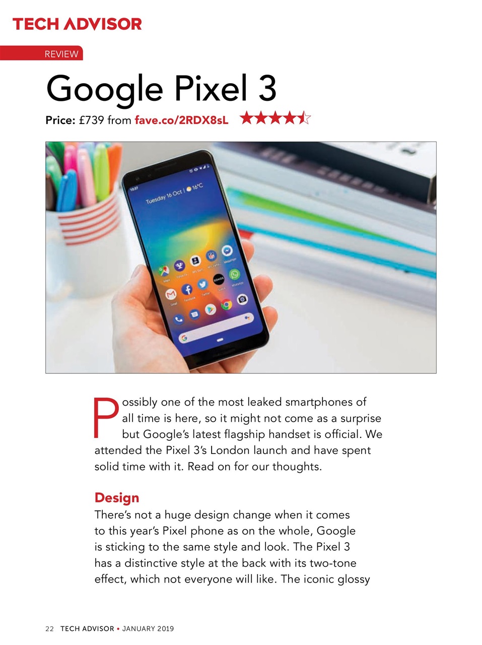 Tech Advisor Preview Pages