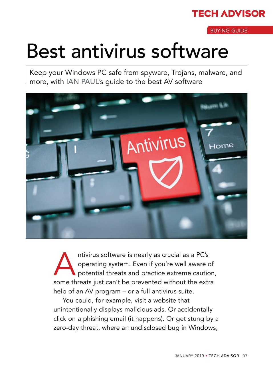 Tech Advisor Preview Pages