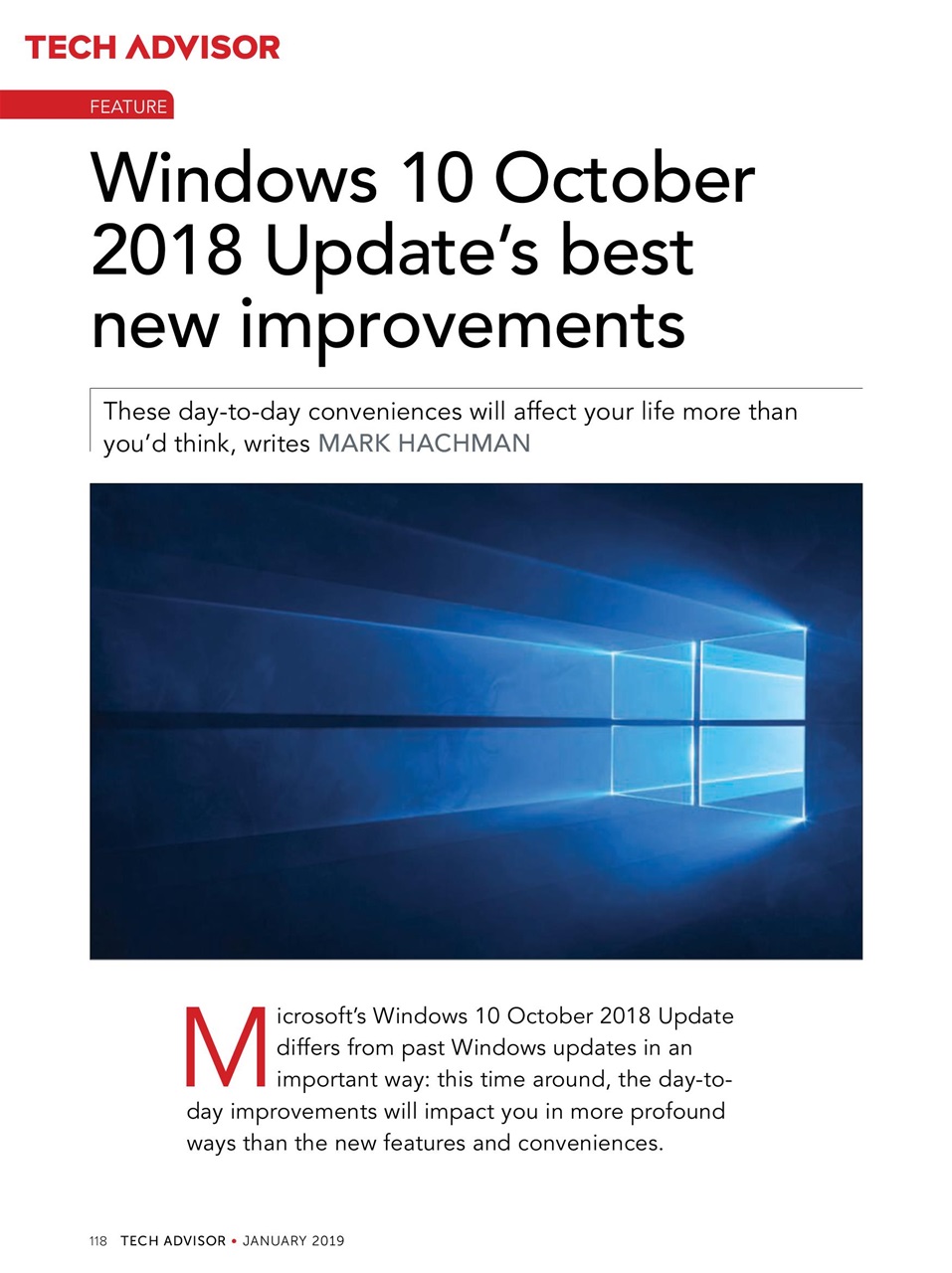 Tech Advisor Preview Pages