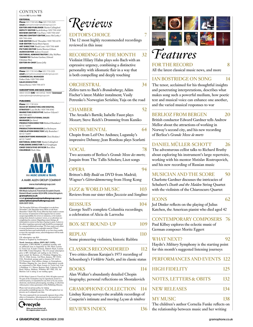 Gramophone Preview Pages