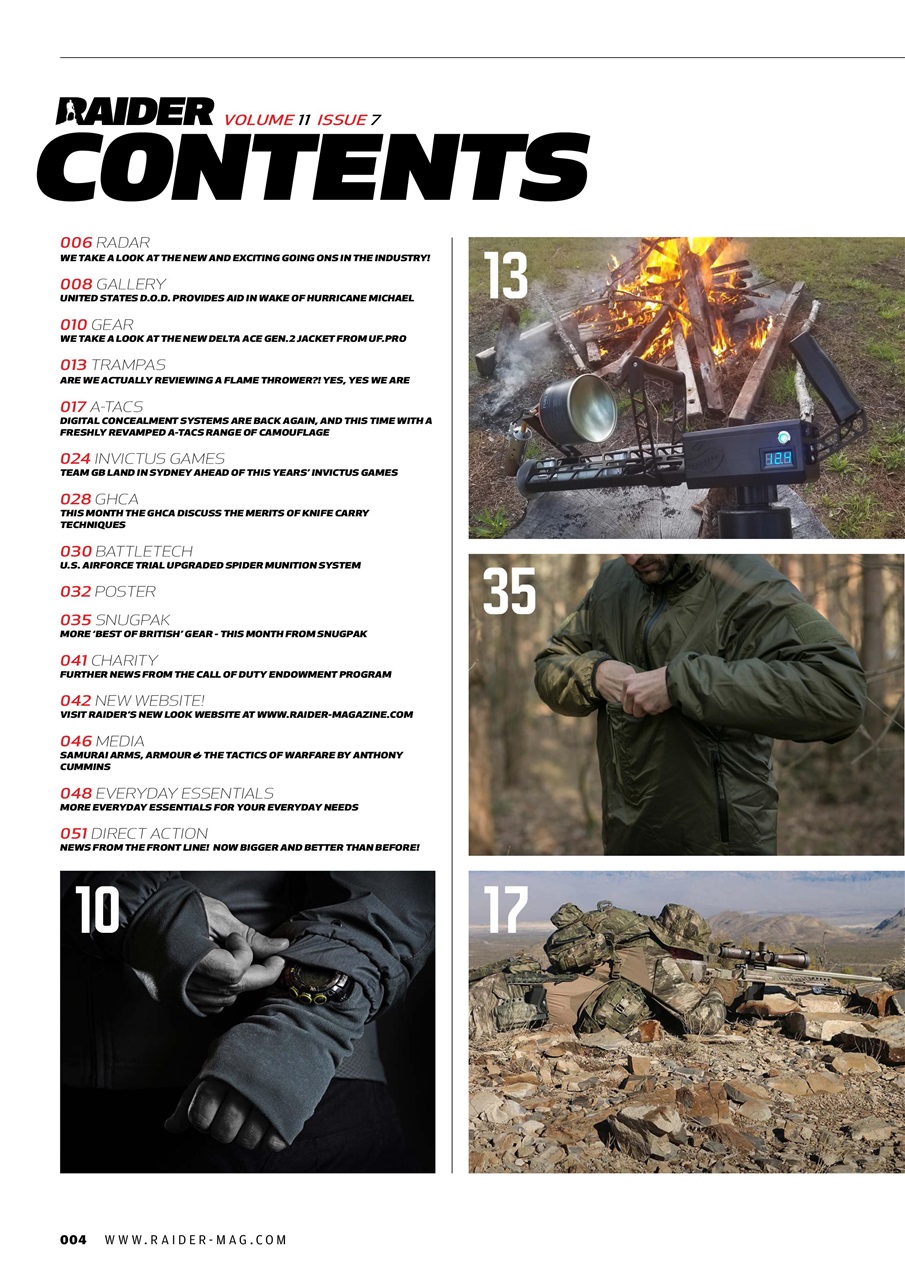 Raider Preview Pages