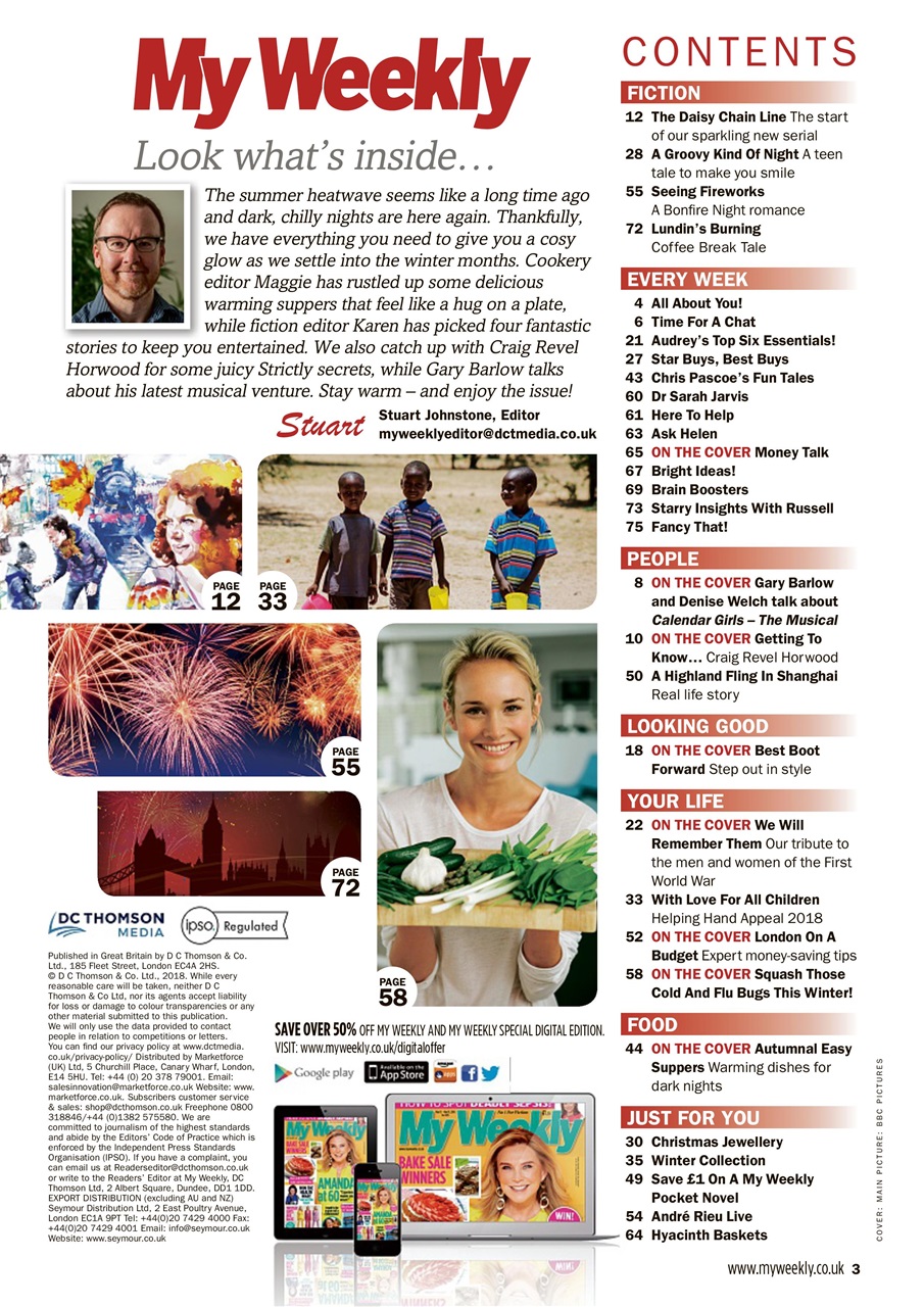 My Weekly Preview Pages