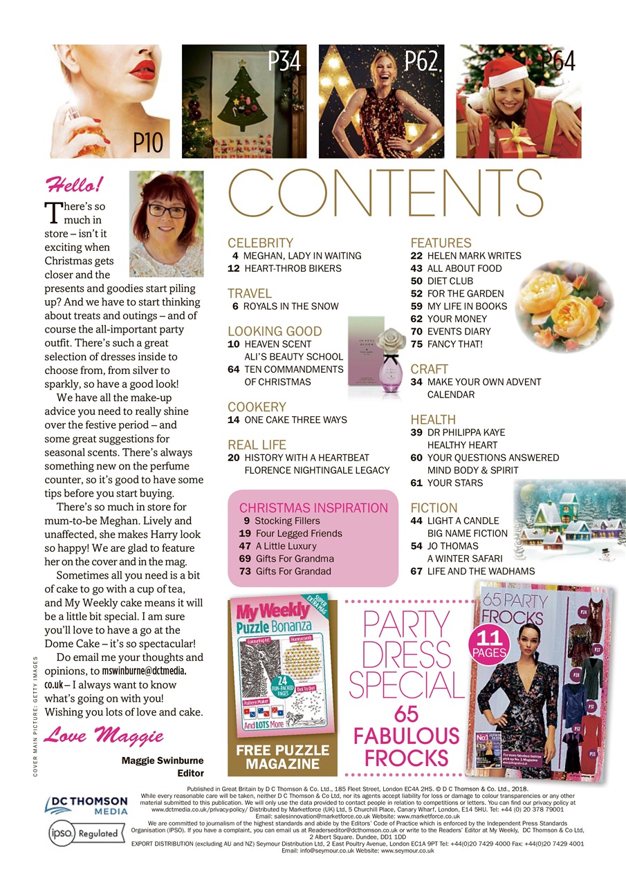 My Weekly Special Preview Pages