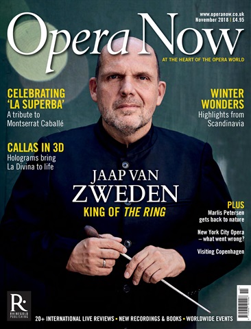 Opera Now issue November 2018