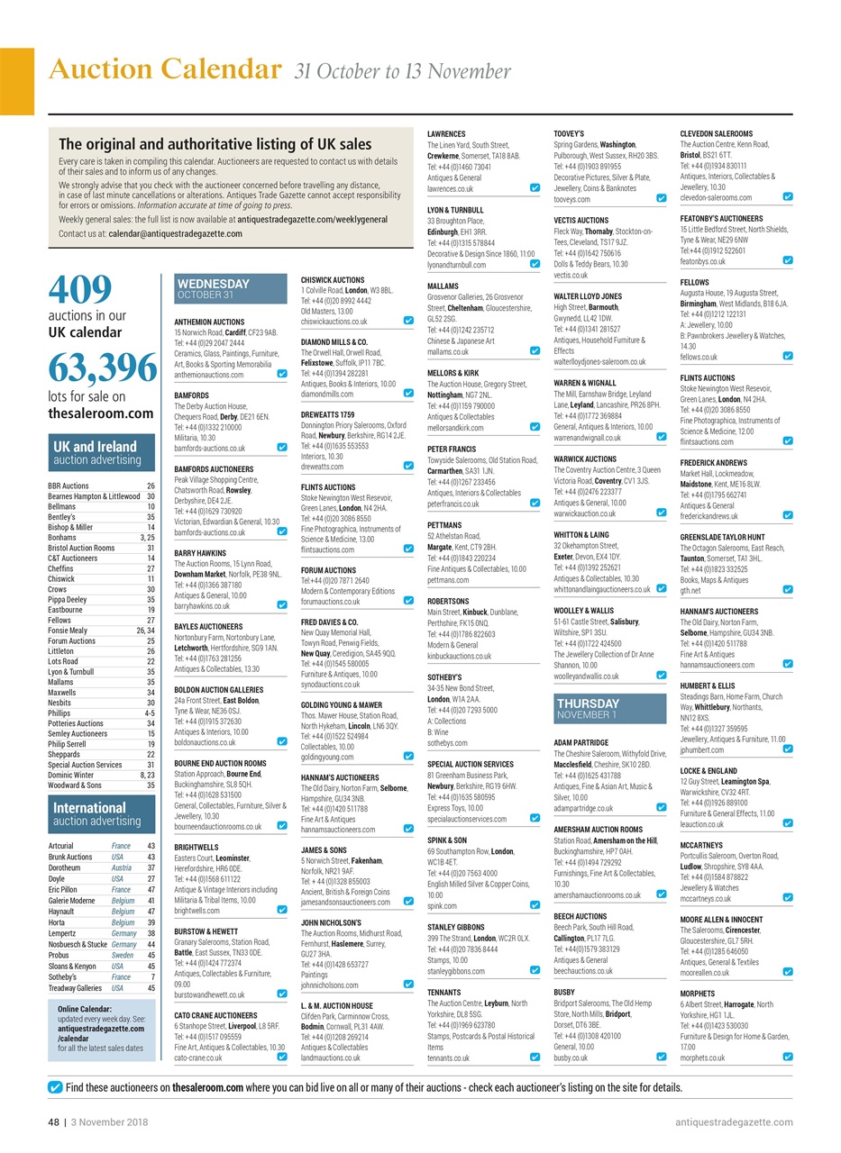Antiques Trade Gazette Preview Pages