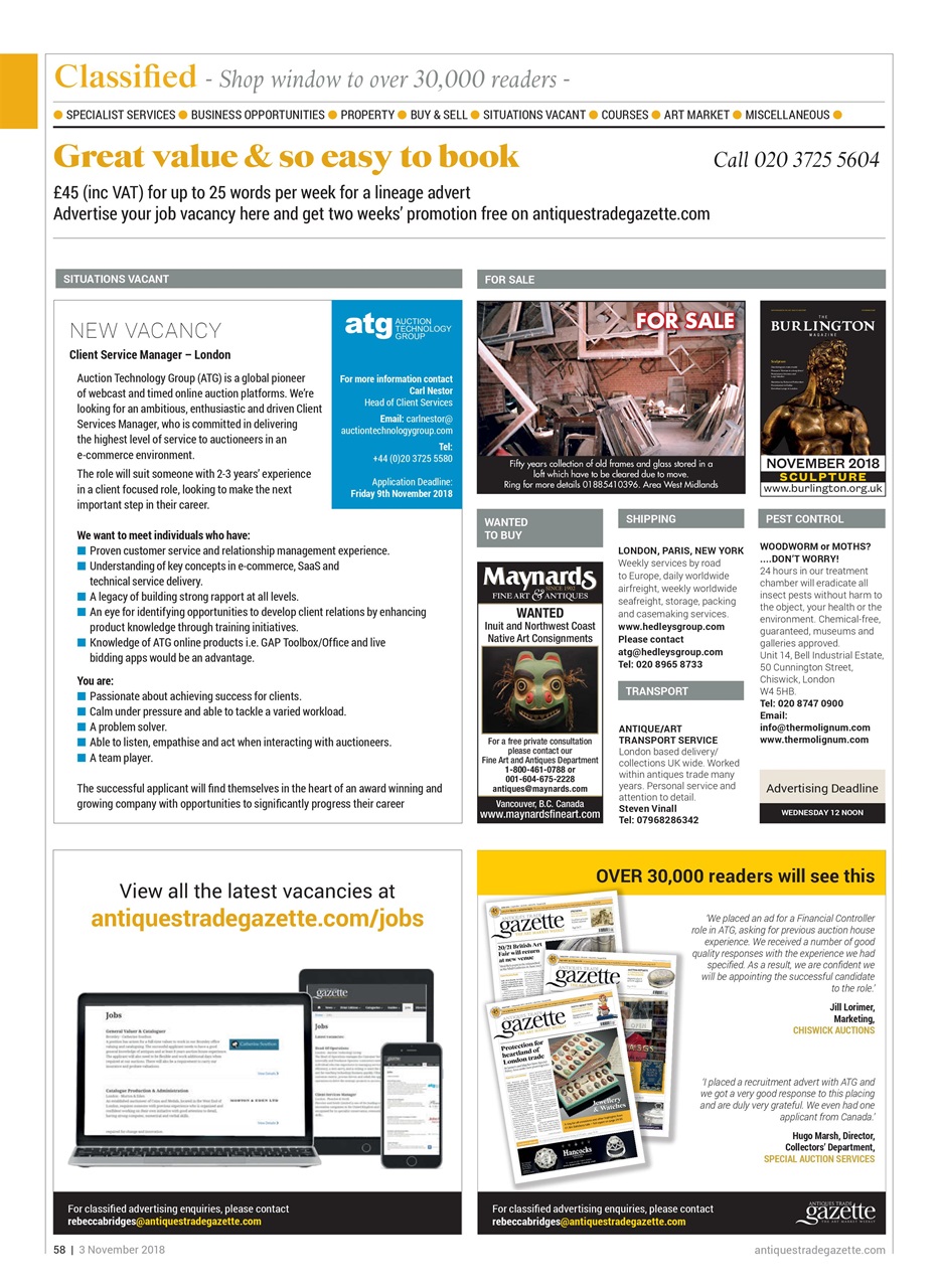 Antiques Trade Gazette Preview Pages