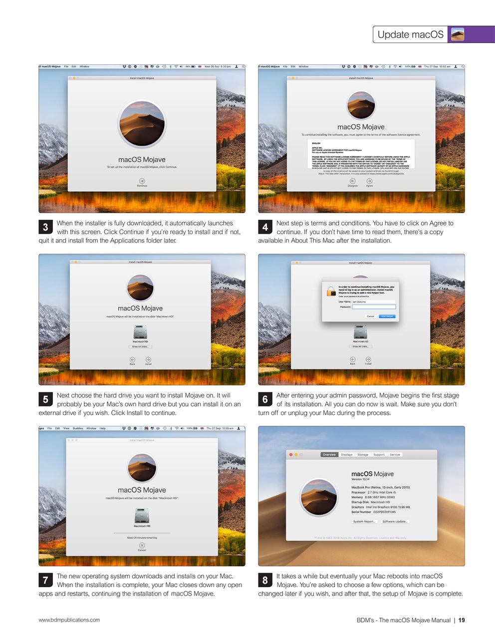 Mac + MacBook User Preview Pages
