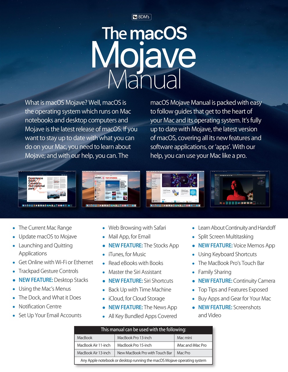 Mac + MacBook User Preview Pages