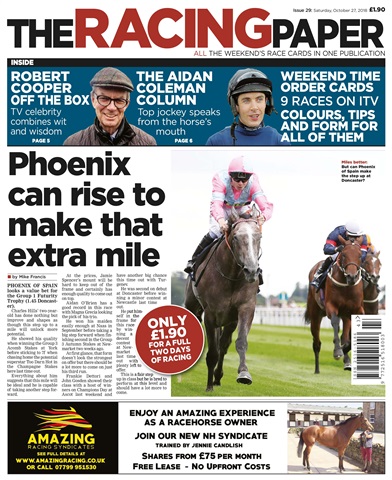 The Racing Paper issue 27th October 2018