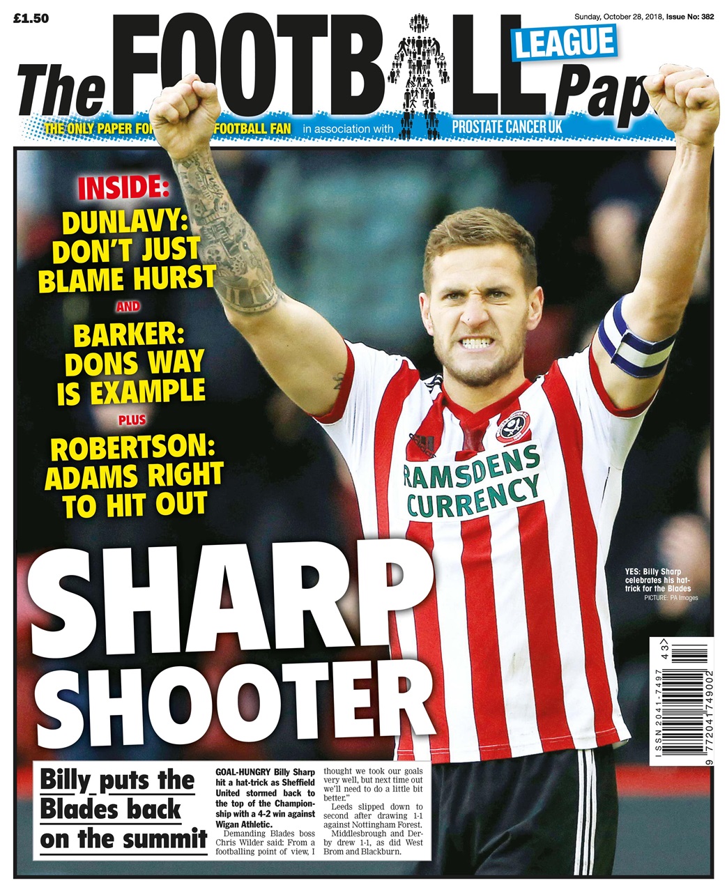 The Football League Paper Preview Pages