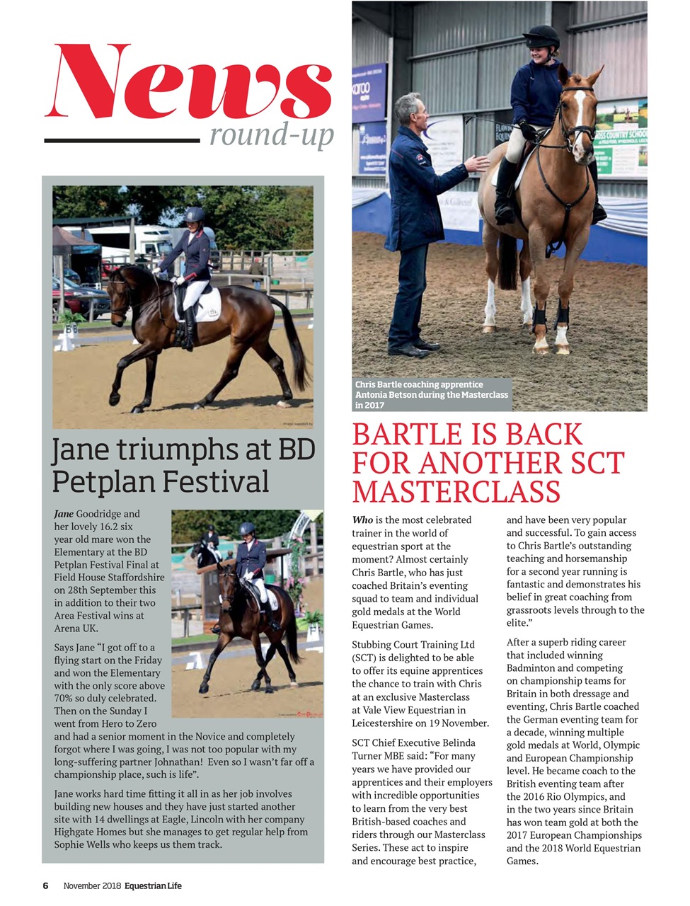 Equestrian Life Magazine Preview Pages