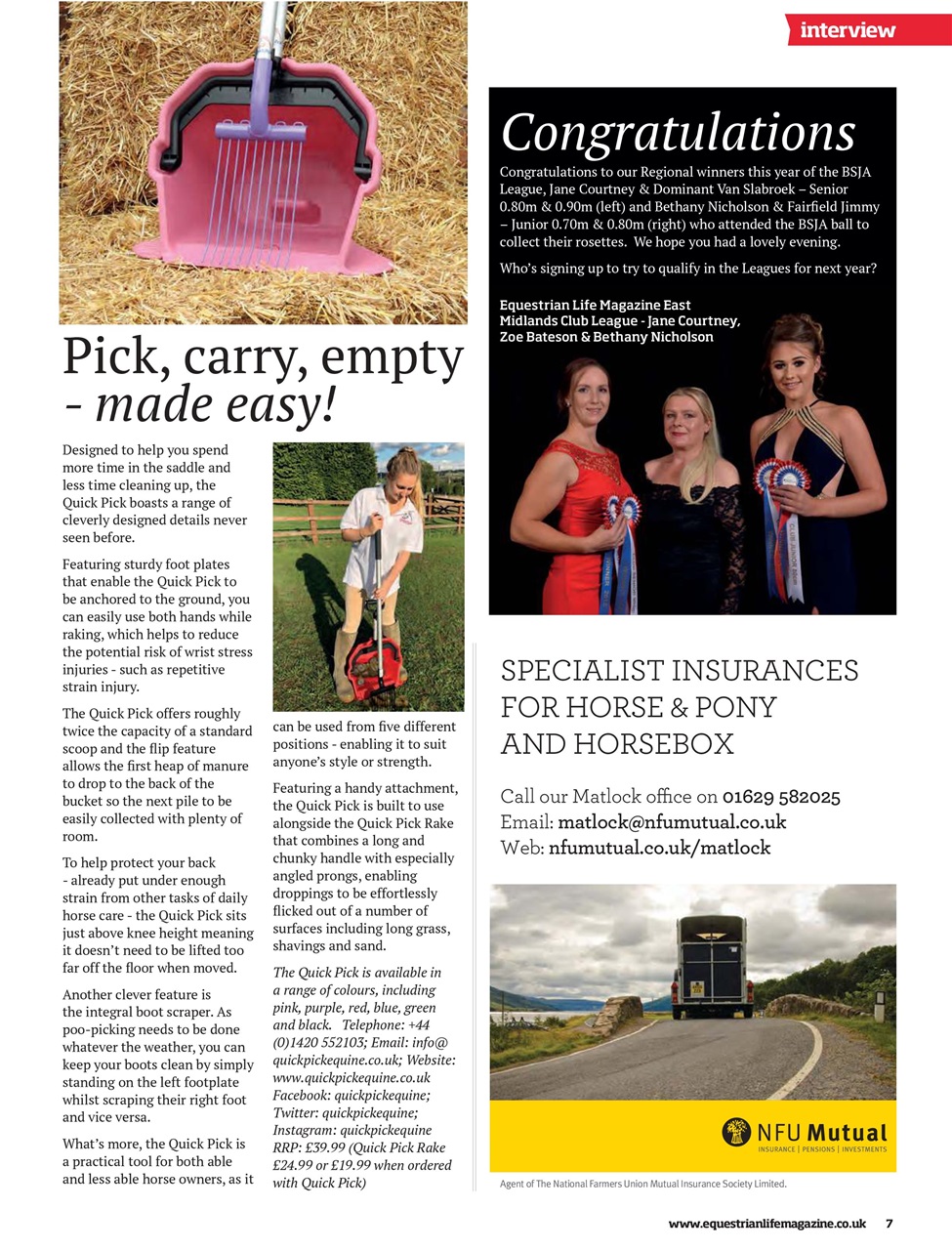 Equestrian Life Magazine Preview Pages