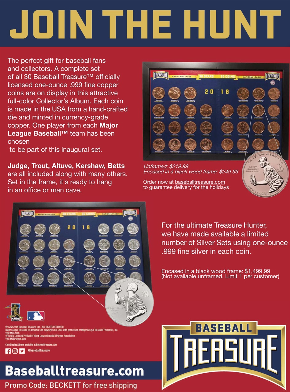 Beckett Baseball Magazine Preview Pages