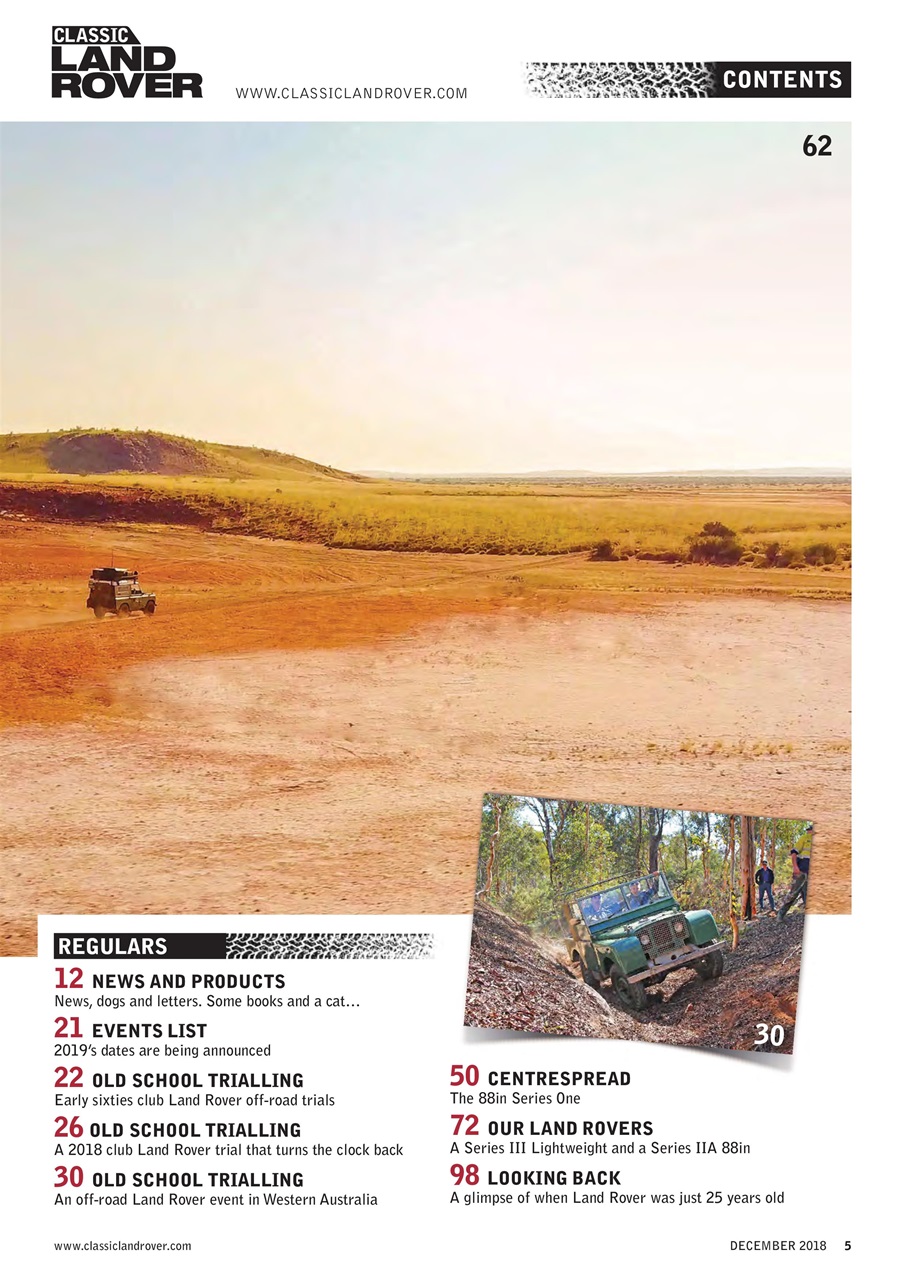 Classic Land Rover Magazine Preview Pages