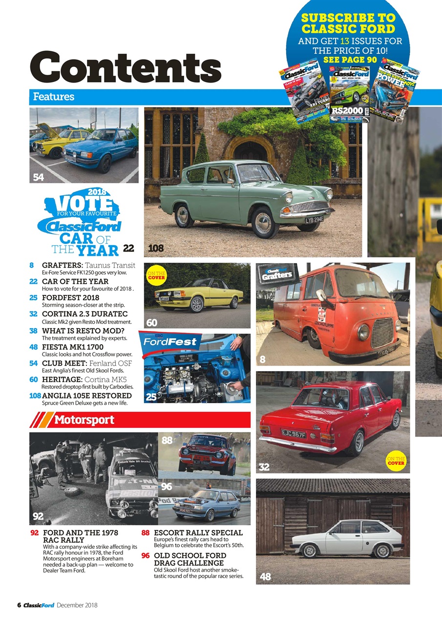 Classic Ford Preview Pages