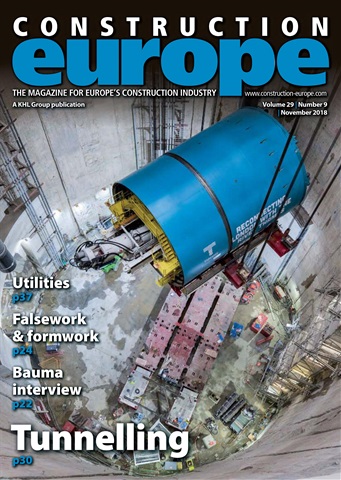 Construction Europe issue November 2018