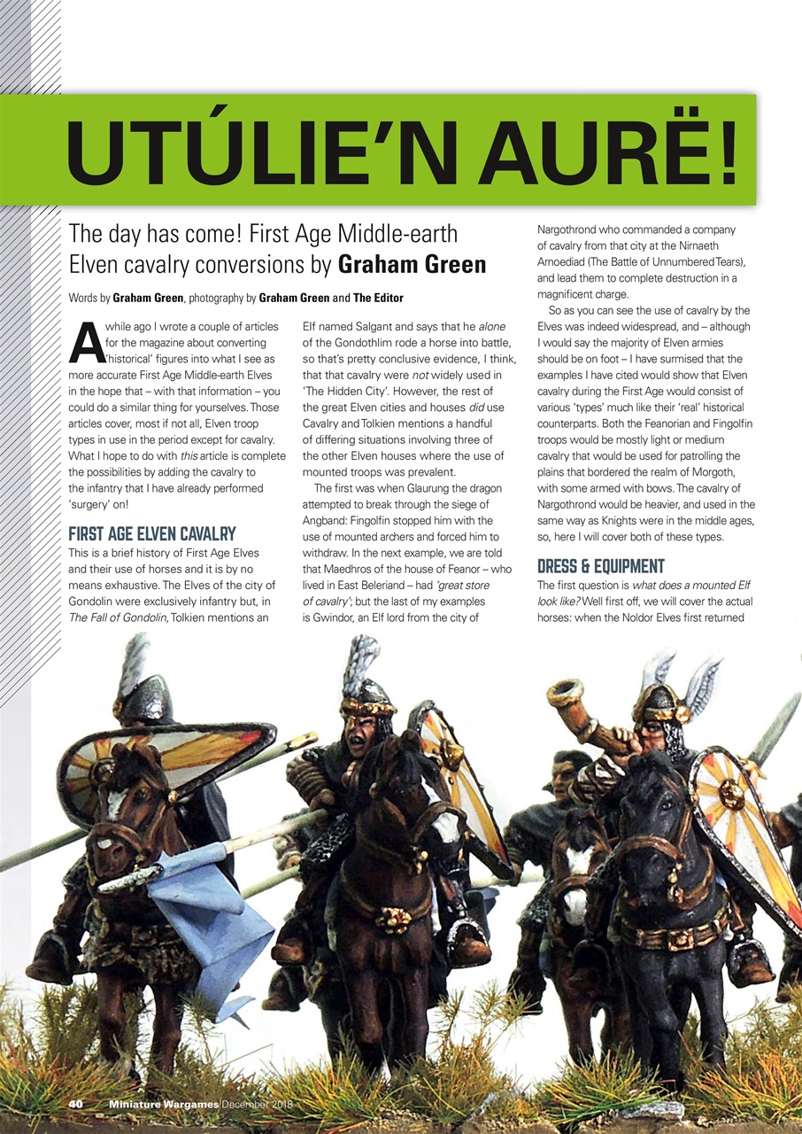 Miniature Wargames Preview Pages