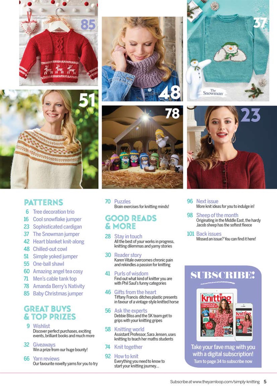 Simply Knitting Preview Pages