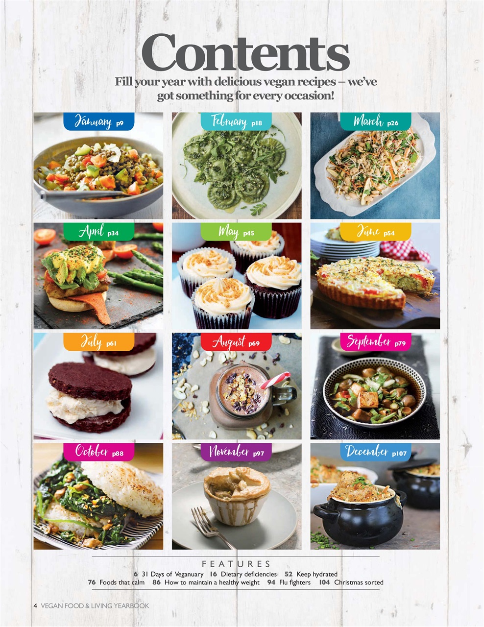 Vegan Food & Living Magazine Preview Pages