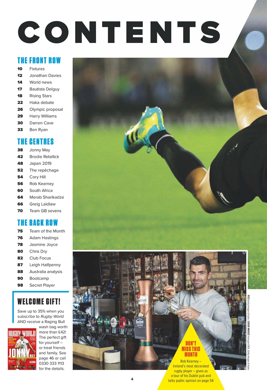 Rugby World Preview Pages