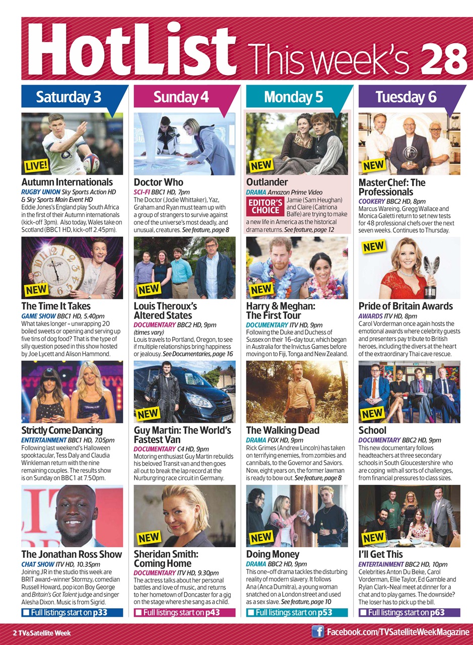 TV & Satellite Week Preview Pages