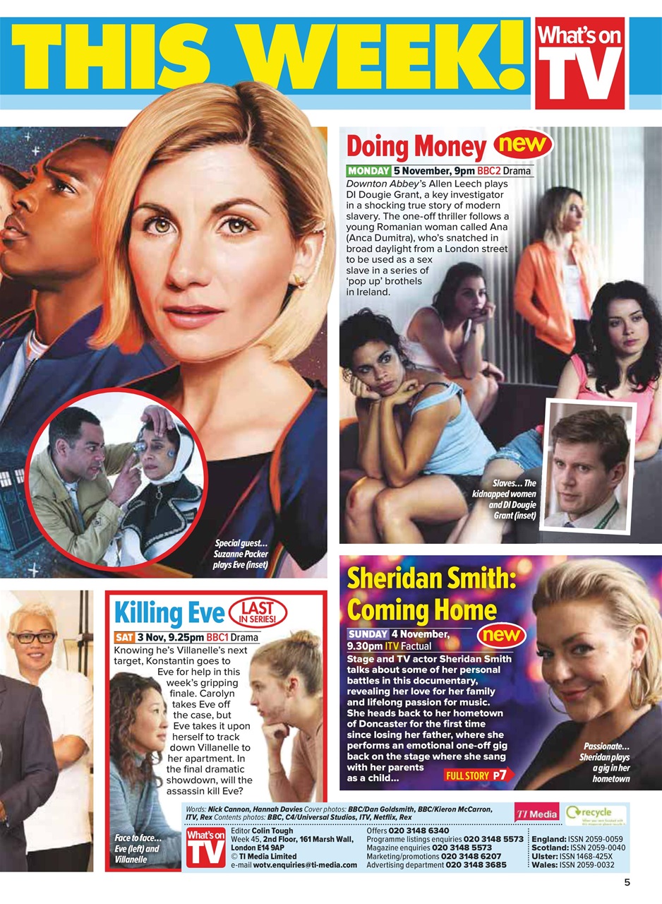 What's on TV Preview Pages